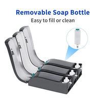Distributeur de Savon Mural Sans Perçage Multi-Réservoirs
