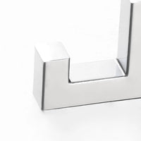 Patère Salle de Bain Chromée Murale Design, Unité ou Lot de 5