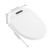 Abattant Japonais Électrique Chauffant 1300 W avec Télécommande, 51 cm