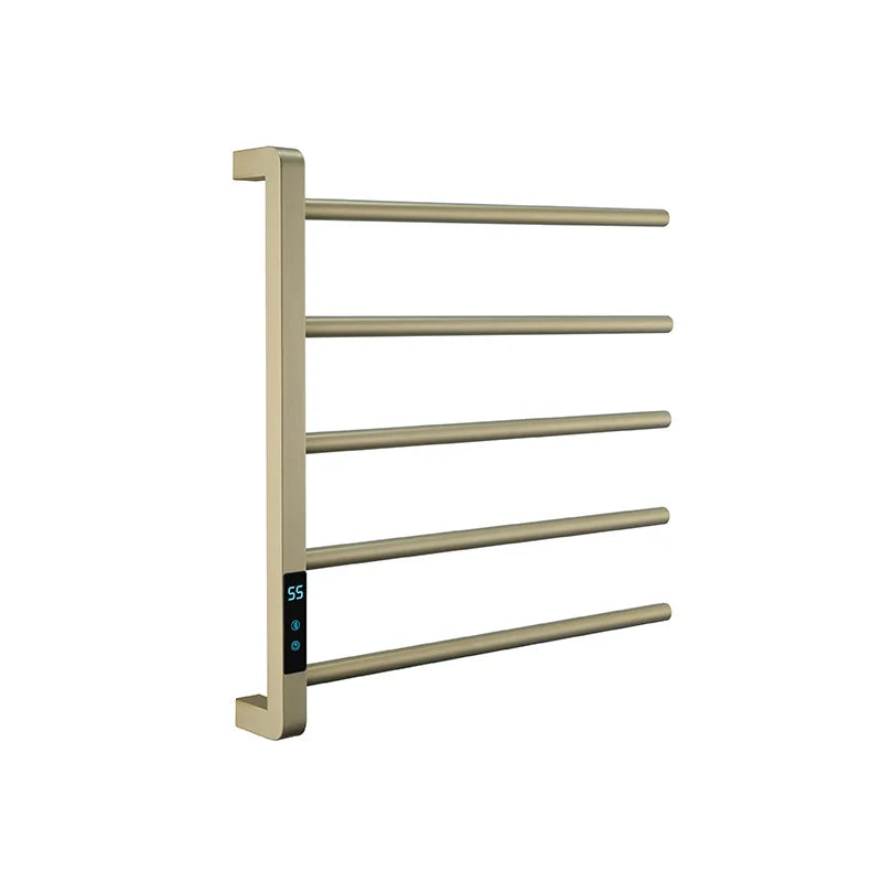 Sèche-Serviette Électrique Mural 5 Barres Tactile Inox 110 W