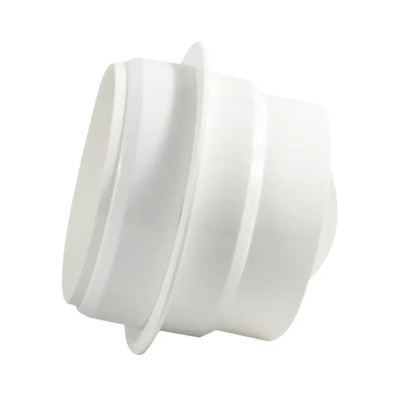 Clapet Anti-Retour de Conduit à Collerette, PVC Blanc, 80 à 150 mm