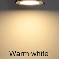 Spot LED Encastrable Cuisine Rond Blanc ou Argent, 7 à 18 W