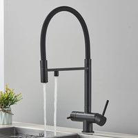Mitigeur Cuisine Eau Filtrée 3 Voies Double Bec, 11 Modèles