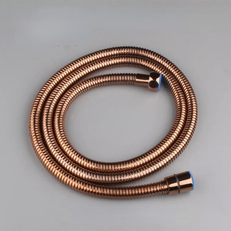 Flexible de Douche Or Rose Inox 60 à 200 cm