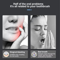 Porte-Brosse à Dents UV Mural avec Écran Digital et Distributeur, 5 Places