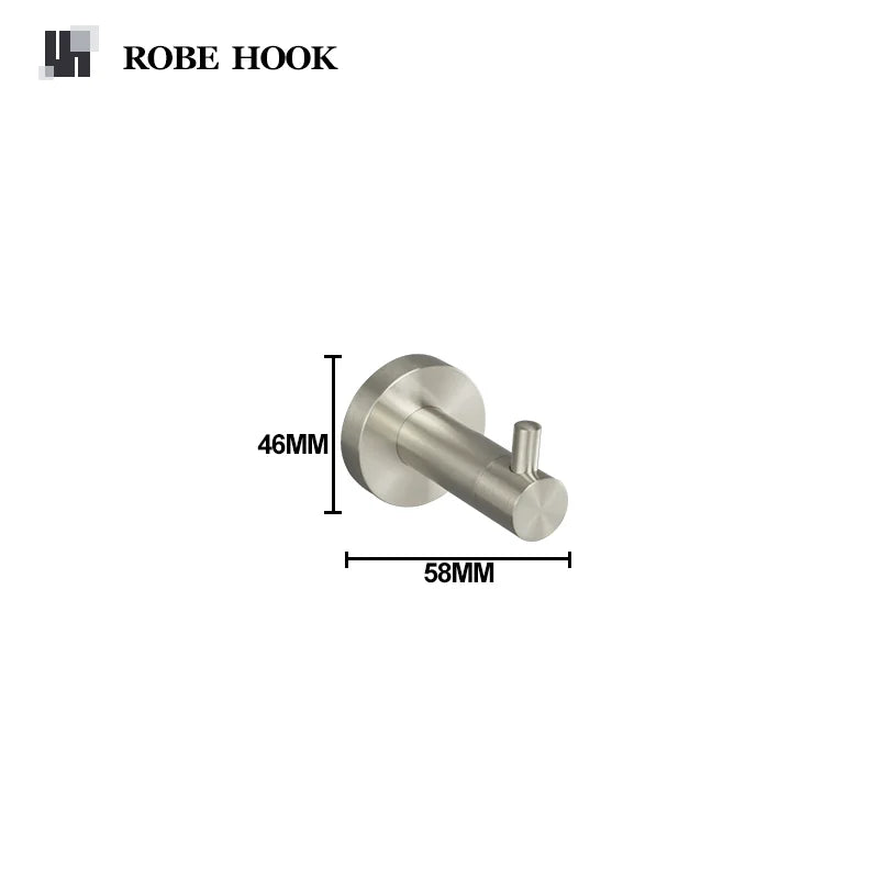Accessoires Salle de Bain Nickel Brossé à Choisir par Pièce