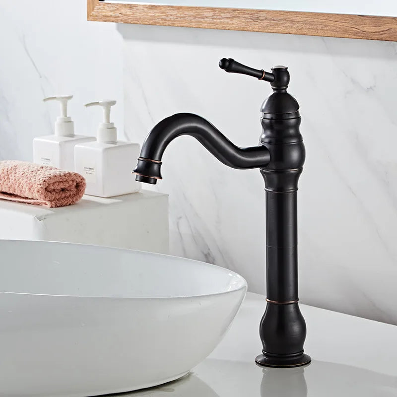 Robinet Lavabo Laiton Trou Unique 6 Finitions
