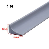 Barrage d'Eau de Douche Silicone Autocollant, 4 Couleurs, 50 à 500 cm