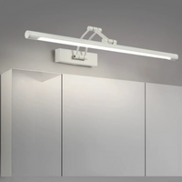 Applique LED Salle de Bain Angle Réglable Noir Blanc