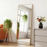 Miroir sur Pied Pleine Longueur 142 cm Cadre Aluminium