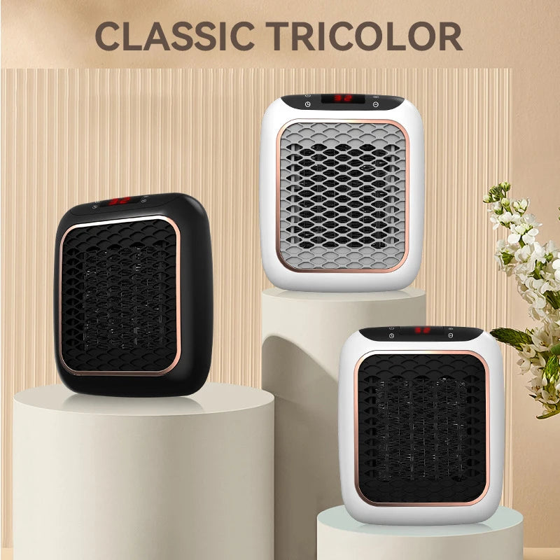 Radiateur Salle de Bain Mini Mural PTC avec Écran Digital et Télécommande