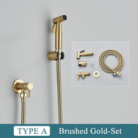 Douchette WC Murale Kit Complet Plusieurs Finitions