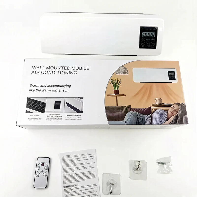 Radiateur Soufflant Mural Salle de Bain avec Télécommande et Minuterie 1500 W