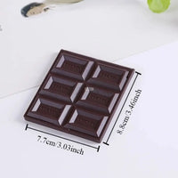 Miroir de Poche Tablette de Chocolat Pliable 8,8 x 7,7 cm