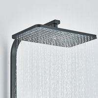 Colonne de Douche Pluie avec Douchette Bidet et Bec de Bain, 5 Finitions