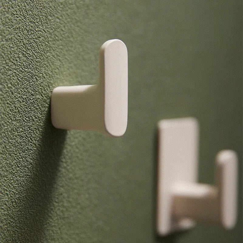 Patère Murale Blanc Lait en Laiton ou Alliage de Zinc, 6 Modèles