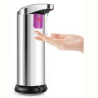 Distributeur de Savon Automatique Inox 300 ml Sans Contact à Piles