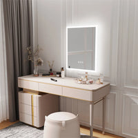 Miroir LED Salle de Bain Rectangulaire Aluminium 40x50 cm