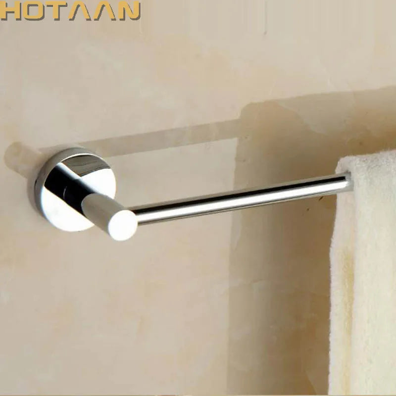 Porte-Serviette Mural Barre Laiton Massif Chromé, 25 à 55 cm
