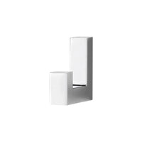 Patère Salle de Bain Chromée Murale Design, Unité ou Lot de 5