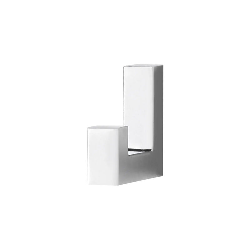 Patère Salle de Bain Chromée Murale Design, Unité ou Lot de 5