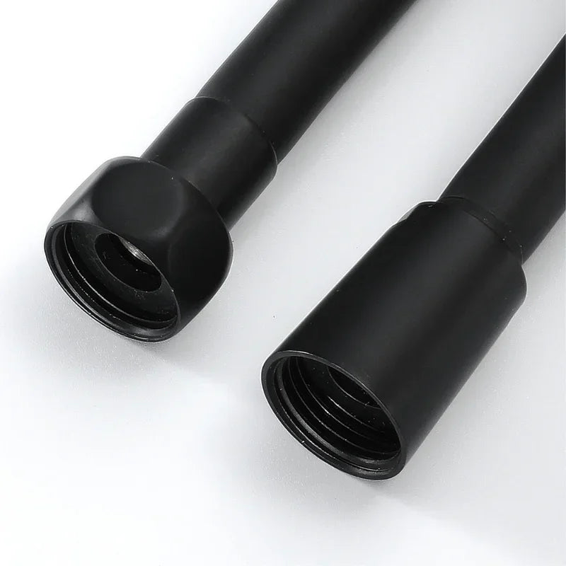 Flexible de Douche Noir ou Argenté 1,5 m, Raccords G1/2