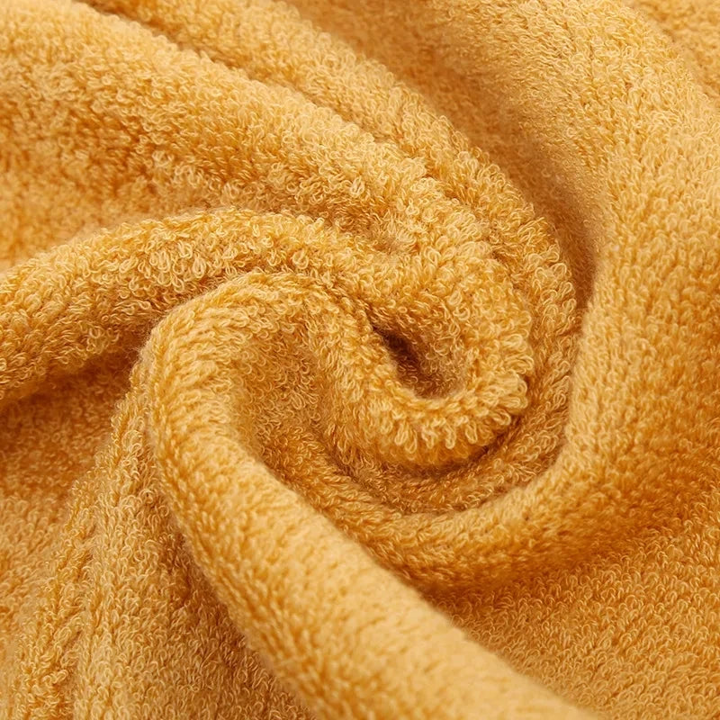 Serviettes de Bain en Bambou Brodées, 70 x 140 cm et 34 x 74 cm