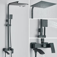 Mitigeur Douche Cascade 3 Voies Bec Pivotant