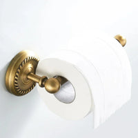 Accessoires Salle de Bain Laiton Antique Brossé à la Pièce, 20 Articles