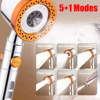 Pommeau de Douche Haute Pression 5 Modes Filtre Intégré, 9 Coloris