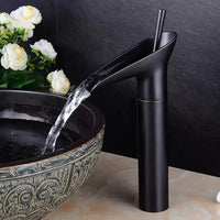 Mitigeur Lavabo Cascade Laiton Bronze Antique