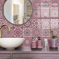 Carreaux Adhésifs Crédence 15 cm, 27 Motifs Colorés, 12 ou 24 Pièces