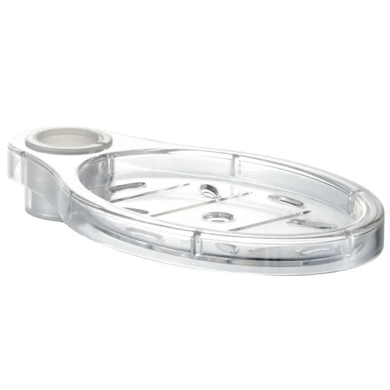 Porte-Savon Transparent en Acrylique pour Barre de Douche 19, 22 ou 25 mm