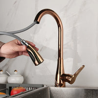 Mitigeur de Cuisine Extractible 2 Modes de Jet Pivotant