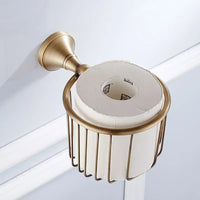 Ensemble d'Accessoires de Salle de Bain Bronze Antique Ouvragé