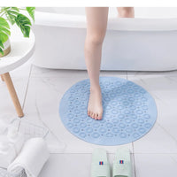 Tapis de Douche Rond Antidérapant Massant PVC
