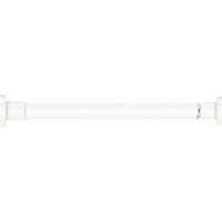 Barre de Douche Télescopique en Acier, Blanc ou Noir, 30 à 80 cm