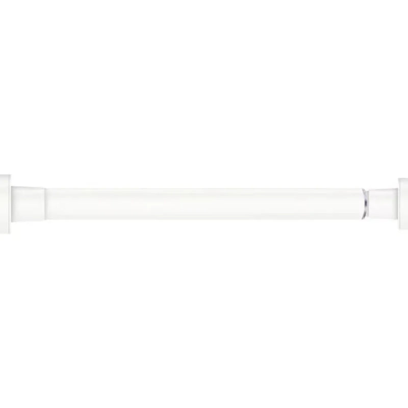 Barre de Douche Télescopique en Acier, Blanc ou Noir, 30 à 80 cm