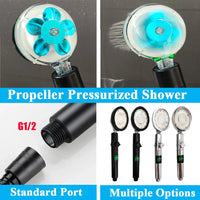 Pommeau de Douche LED Affichage Numérique Température Noir