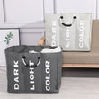 Panier à Linge Pliable 3 Compartiments Tissu Oxford