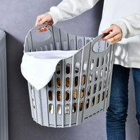 Panier à Linge Pliable avec Poignées, 2 Tailles, 4 Coloris, 21 ou 32 cm