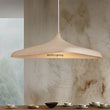 Suspension Cuisine Japonaise Wabi-Sabi Beige, Abat-Jour 80 ou 100 cm