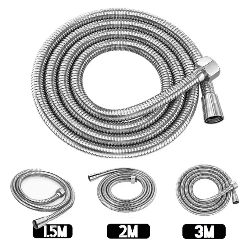 Flexible de Douche Inox Antirouille 5 Finitions 150 à 300 cm