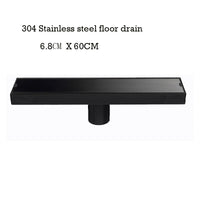 Caniveau de Douche Inox 304 Anti-Odeur, 20 à 100 cm