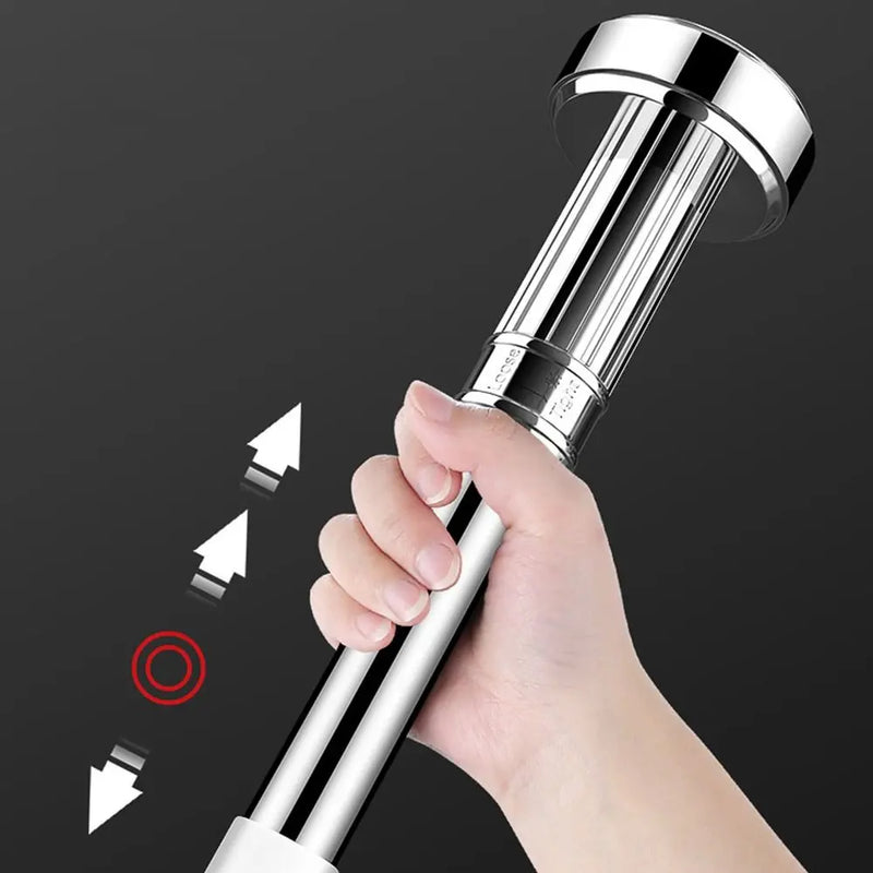 Tringle de Douche Inox Télescopique, Noir, Blanc ou Argent, 35 à 80 cm