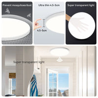 Plafonnier Cuisine LED Rond Détecteur Radar, 20 ou 30 W, 26 ou 30 cm
