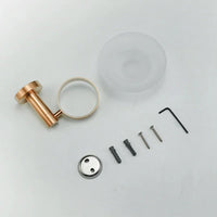 Ensemble d'Accessoires de Salle de Bain Or Rose Brossé Inox