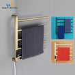 Sèche-Serviette Électrique Mural 5 Barres Tactile Inox 110 W
