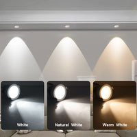 Spot LED Encastrable Cuisine Anti-Éblouissement, Noir ou Blanc, 7 ou 12 W