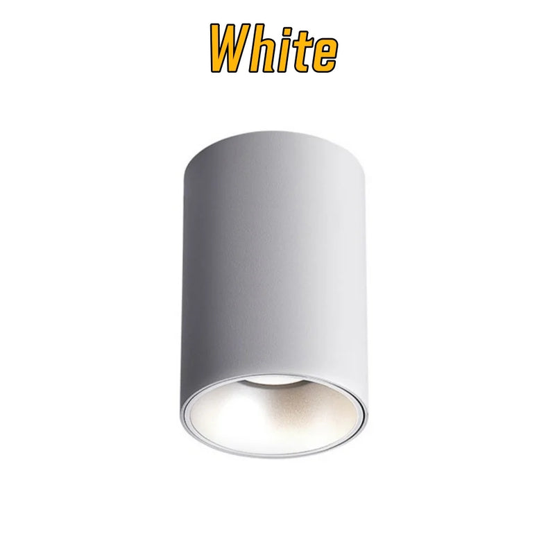 Spot LED Cuisine Cylindrique en Saillie, 3 Finitions, 5 à 30 W
